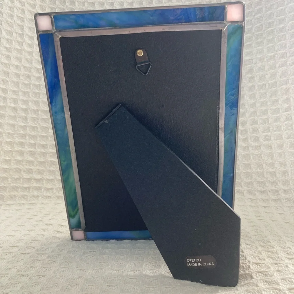 Fetco Leaded Stained Slag Glass Frame